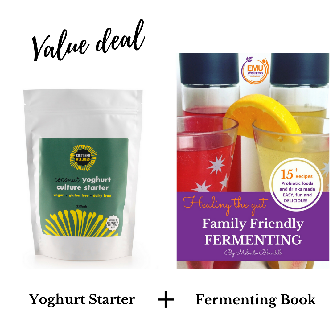 Yoghurt Culture Starter + Recipe Book EMU Wellness